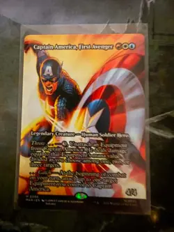 MTG Captain America. First Avenger - Marvel Source Material Cards - Near Mint - Image 1