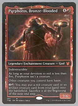 Purphoros, Bronze-Blooded - Showcase - 265 - Theros Beyond Death (THB) MTG - Image 1