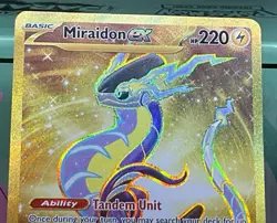 Miraidon ex 253/198 Gold Hyper Rare Pokemon:Scarlet & Violet Base Set - Image 2