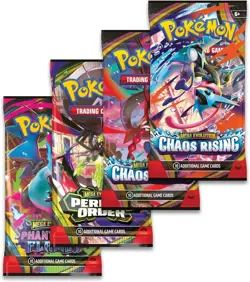 Pokemon Mega Gengar ex Moonlit Tin 4 Booster Packs & Promo Card - Image 3