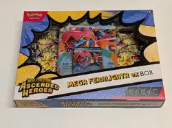 Pokemon Ascended Heroes Mega ex Box Lot x3 Meganium Emboar Feraligatr Sealed - Image 2