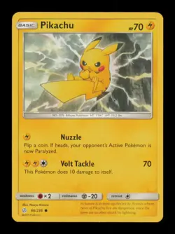 PIKACHU COMMON 66/236 MP POKEMON - Image 1