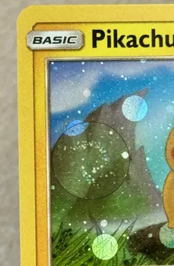 2019 POKEMON SUN & MOON BLACK STAR PROMO PIKACHU COSMOS HOLO SM183 NM+ SWIRL 🌀 - Image 3