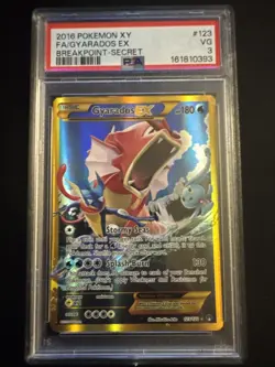 PSA 3 | Gyarados EX #123 Pokemon BREAKpoint - Image 1