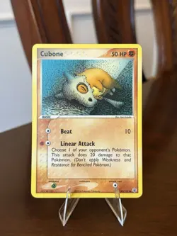 Pokemon TCG Cubone 60/112 ex FireRed & LeafGreen Regular NM - Image 1