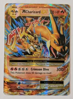 Pokemon Card Mega M Charizard Y EX 13/108 XY Evolutions Holo 2016 - Image 1