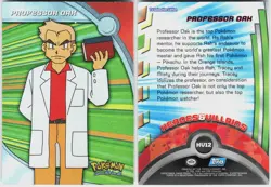 Professor Oak Foil #33 Topps Johto Blue Logo Series 3 Pokemon NM - Image 1
