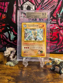 Pokemon 1998 💢 Gym 2 Giovanni's Machamp Challenge Darkness Holo ✨ BGS 9.5 GM MT - Image 1