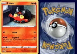 LITTEN 030/195 Silver Tempest TCG Pokemon Card Near Mint - Image 3