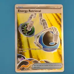ENERGY RETRIEVAL 108/086 ULTRA RARE CHAOS RISING POKEMON HOLO NM/M - Image 1