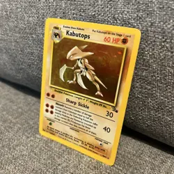 Kabutops 9/62 Fossil Holo Rare Pokemon TCG WOTC MP - Image 2