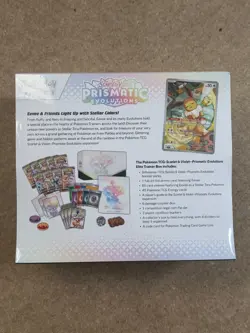 Pokemon TCG Prismatic Evolutions Elite Trainer Box Ripped Seal - Image 3