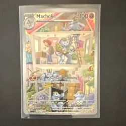 Machoke SV: Scarlet & Violet 151 177/165 Reverse Holo Uncommon 100HP Eng - Image 1