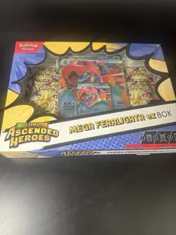 Pokemon TCG Mega Evolution Ascended Heroes Mega Feraligator EX Box Sealed New - Image 1