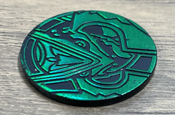 Mega Rayquaza Pokemon Coin Green Holofoil - Image 4
