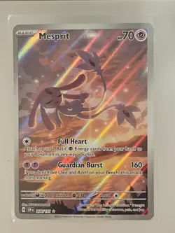 POKEMON MESPRIT SURGING SPARKS 204/191 HOLO ILLUSTRATION RARE NM/M - Image 1