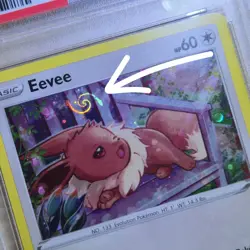 HD GALAXY SWIRL 🌀💫 PSA 8 Eevee SWSH175 Cosmos Holo Promo Pokemon Card - Image 1