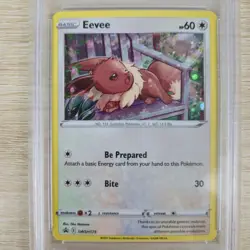 HD GALAXY SWIRL 🌀💫 PSA 8 Eevee SWSH175 Cosmos Holo Promo Pokemon Card - Image 4