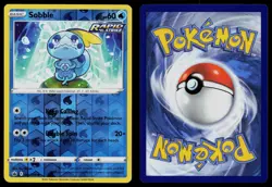 SOBBLE 041/198 COMMON CHILLING REIGN POKEMON REVERSE HOLO NM - Image 3