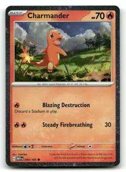 Charmander 004/165 Holo P Miscellaneous Cards & Products Pokemon NM - Image 1