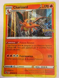 Charizard ® Pokemon GO 010/078 ® Rara Holo Foil ® Pokemon ® Italiano ® Good - Image 1