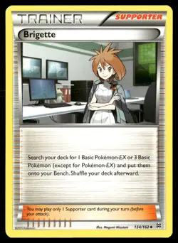 Brigette 134/162 Uncommon BREAKthrough Pokemon Lightly Played - Image 1