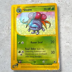 Gloom 78/165 Expedition Base Set E-Reader Pokemon Card 2002 WOTC Vintage - Image 1