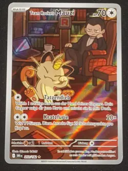 Team Rockets Mauzi 203/182 - Ewige Rivalen Deutsch NM Pokemon - Image 1