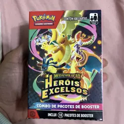 Pokemon Mega Evolution - Ascended Heroes - Mini Booster PORTUGUESE 18x Packs - Image 1