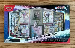 Pokemon Prismatic Evolutions Premium Figure Collection Espeon Umbreon Promo - Image 1