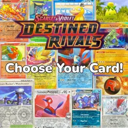 Pokemon Destined Rivals Singles Reverse Holo/Holo EX Full Art SIR NM - Image 1