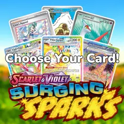 Pokemon Surging Sparks Singles Reverse Holo/Holo EX Full Art SIR NM - Image 1