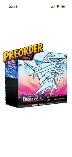 Pokemon Chaos Rising Pokemon Center Elite Trainer Box (ETB) CONFIRMED Preorder - Image 1