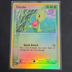 Nintendo Treecko 80/97 EX Ruby & Sapphire Reverse Holo EN 50 HP 2003 - Image 1