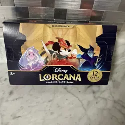 Disney Lorcana: The First Chapter Booster Box - 24 Packs New Sealed - Image 1