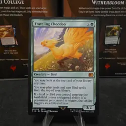 MTG Magic the Gathering Final Fantasy Traveling Chocobo Card NM #0210 - Image 1