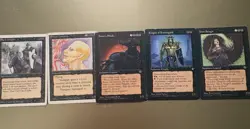 MTG Fifth Edition Black Lot (29 Cards) Creature/Instant White Border - Image 1