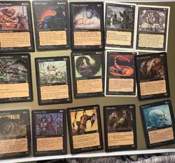 MTG Fifth Edition Black Lot (29 Cards) Creature/Instant White Border - Image 3