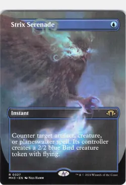 Strix Serenade #327 Modern Horizons 3 Borderless Regular Rare - Image 1
