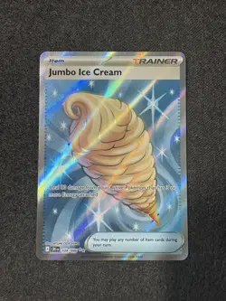 Pokemon TCG Jumbo Ice Cream 109/86 Full Art Chaos Rising NM Holo - Image 1