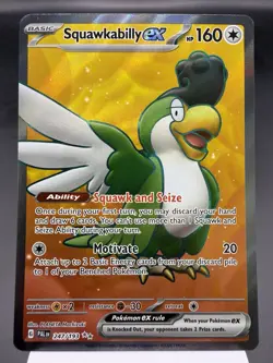 Squawkabilly ex 247/193 - Full Art Ultra Rare - Paldea Evolved Pokemon Card MINT - Image 1