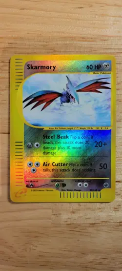 Skarmory 27/165 LP Reverse Holo Rare Expedition Base Set E Series Pokemon TCG - Image 1