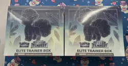 2x Pokemon TCG: Sword & Shield Silver Tempest ETB Elite Trainer Box - New Sealed - Image 1