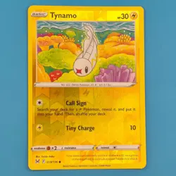 TYNAMO 059/196 COMMON LOST ORIGIN POKEMON REVERSE HOLO LP - Image 1