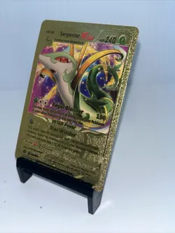 Serperior VSTAR Gold Toned Foil Pokemon Card Fan Art Display Card HP240 - Image 4