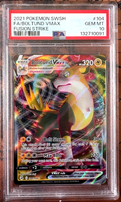 Boltund VMAX #104 - Fusion Strike - Full Art - PSA 10 - 2021 SWSH - Pokemon TCG. - Image 1