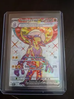 Pokemon Toxtricity ex 227/182 Sv04: Paradox Rift Holo - Image 1
