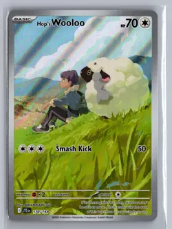 Hop's Wooloo 170/159 Illustration Rare Journey Together Pokemon Near Mint - Image 1