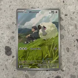 Hop's Wooloo 170/159 Illustration Rare Journey Together Pokemon Near Mint - Image 1