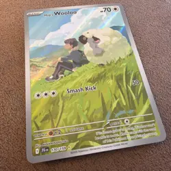 Hop's Wooloo 170/159 Illustration Rare Journey Together Pokemon Holo Near Mint - Image 1
